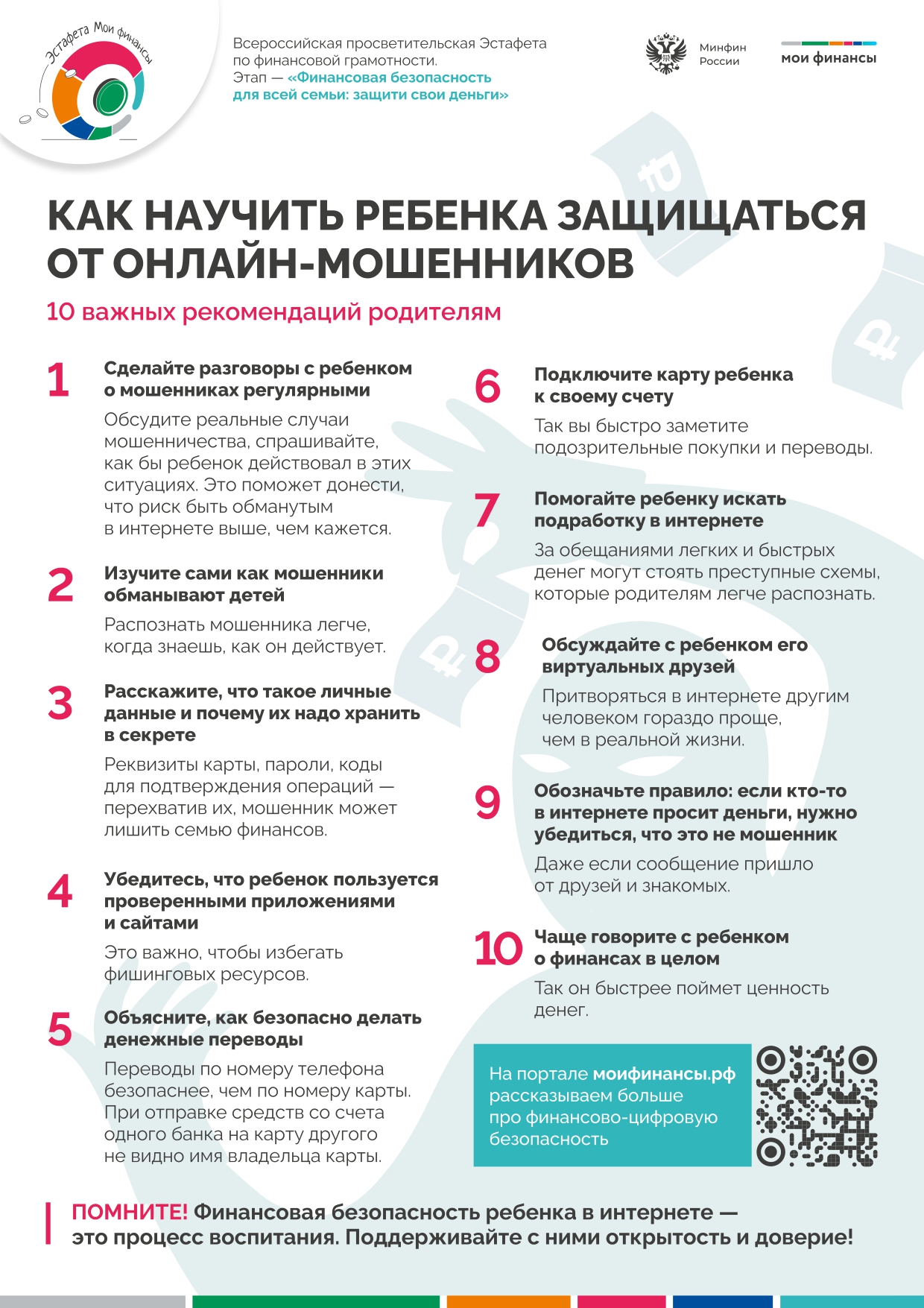 Плакат 3. Как научить ребенка защищаться от онлайн мошенников page 0001